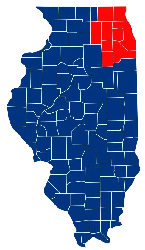 Chicago Service Area Map
