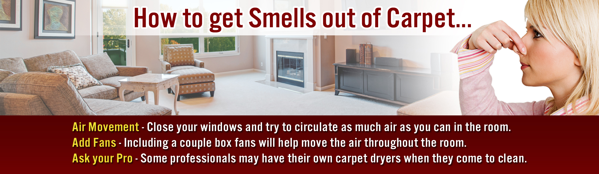 how to get mildew smell out of carpet