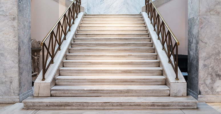 interior stone stairs