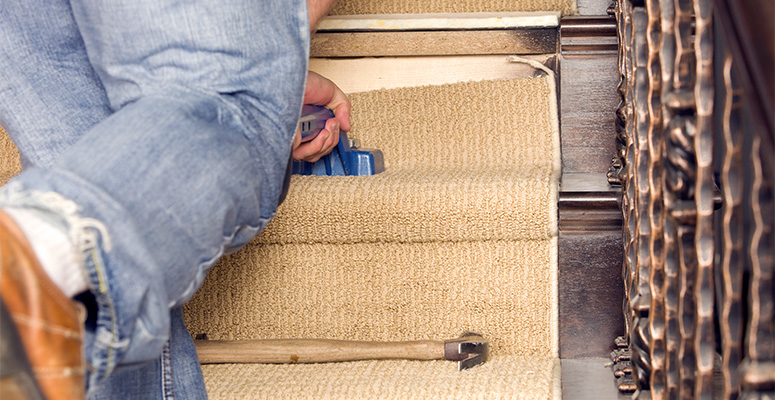 quick way to install carpet