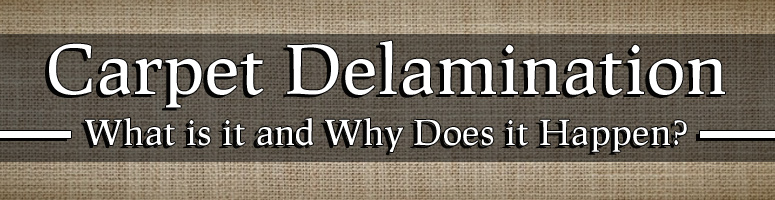 dalaminating carpet backing