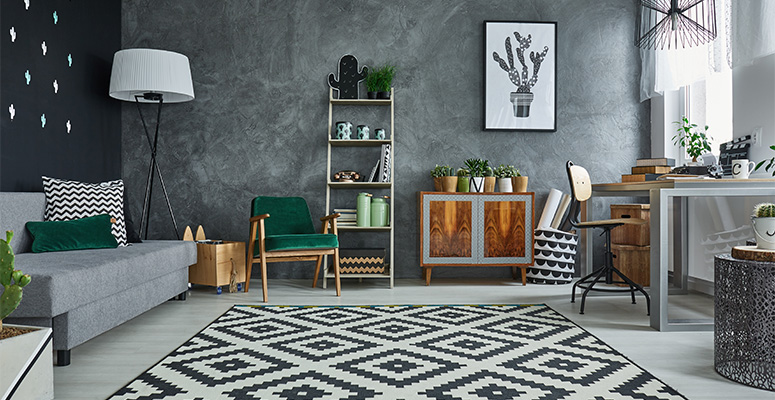 patterned interior decor