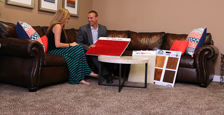 free in-home carpet consultation