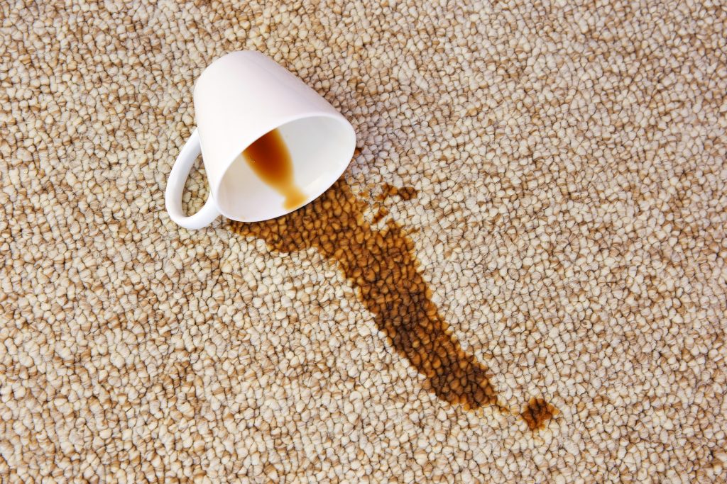 how to clean coffee stains