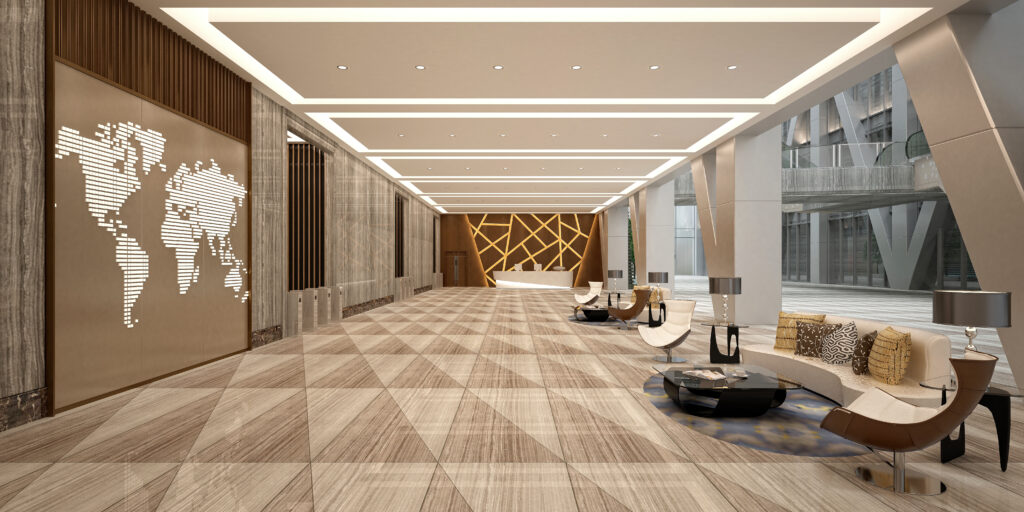patterned commercial carpet
